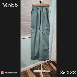 Mobb Lagoon  Cargo Scrub Pants Sz XXS NWT